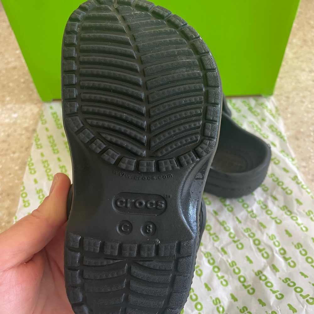 CROCS Kids Black Sandals